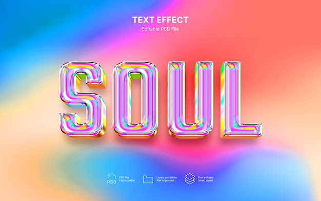 Effet du texte de l'âme