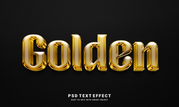 Effet du texte doré