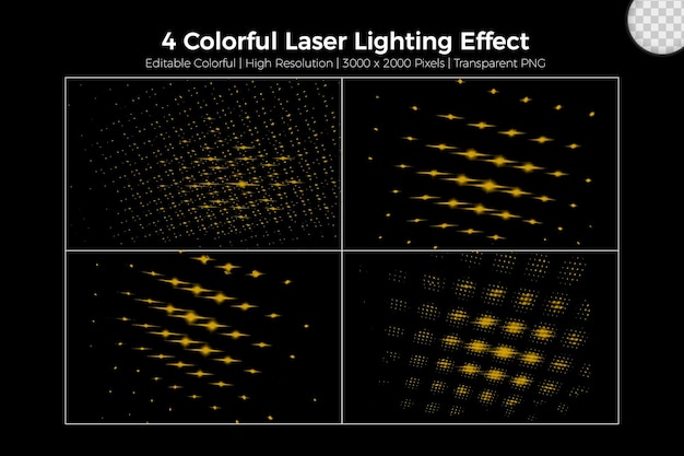 Effet D'éclairage Laser Réaliste