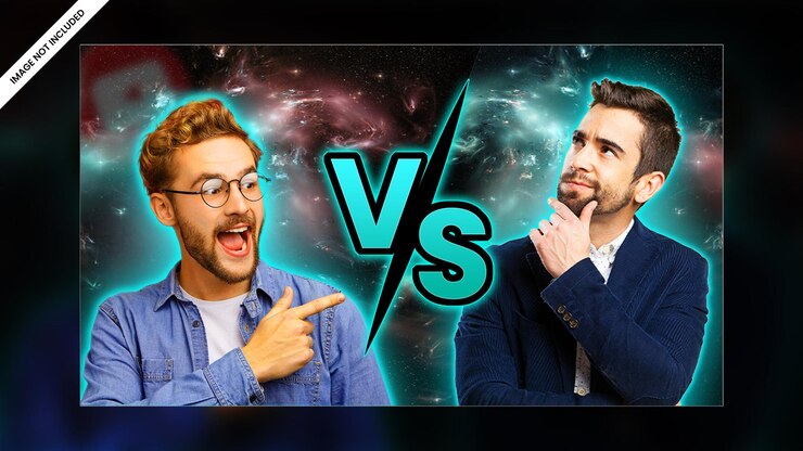 PSD effet de lueur moderne vs design chaîne youtube miniature vidéo bannière web modèle psd premium