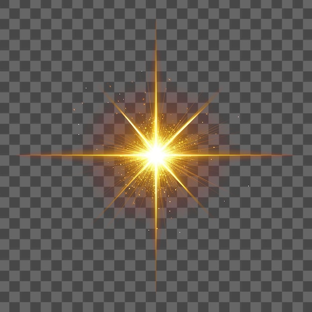 Un effet de lumière lumineuse vectorielle fond noir sombre