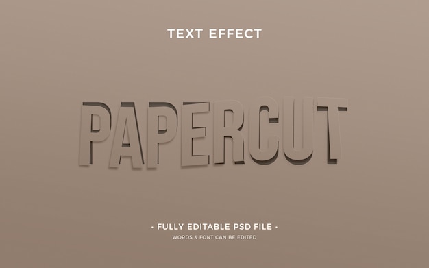 Effet papier fond marron