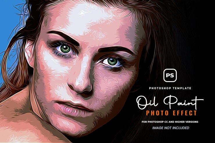 PSD effet de peinture à l'huile photoshop