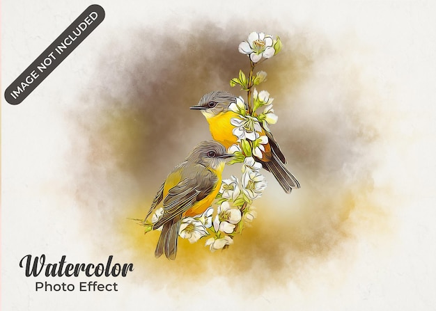 effet photo aquarelle