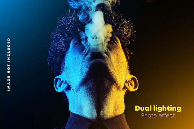 Effet photo à double éclairage