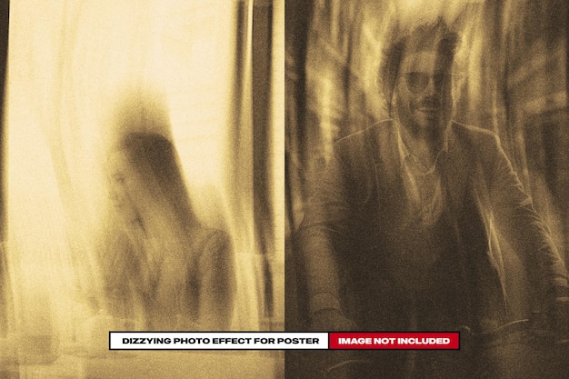 Effet photo époustouflant pour l'affiche