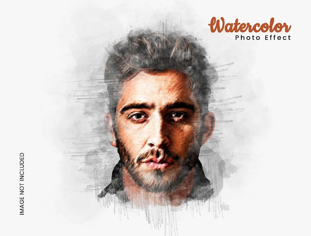 Effet photo de peinture d'art mixte