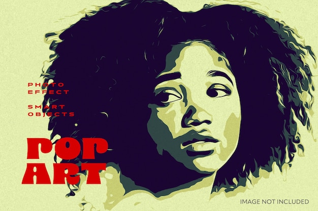 Effet photo pop art vintage