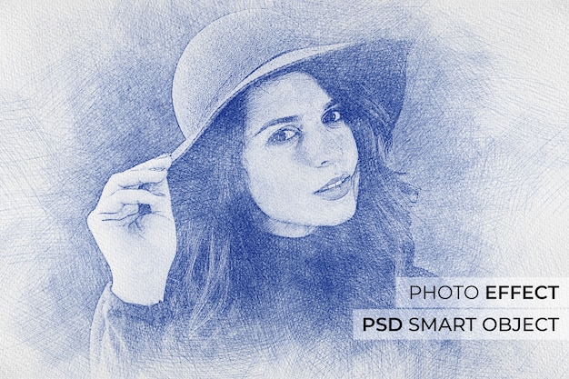 Effet photo stylo à bille