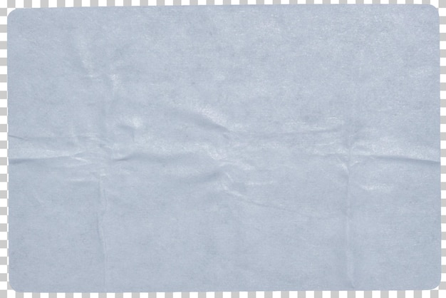 Effet de recouvrement de la texture du papier plissé png surface du papier ridée
