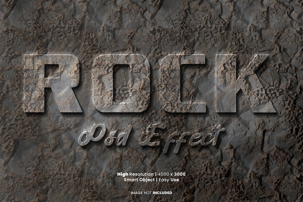 effet rock psd réaliste