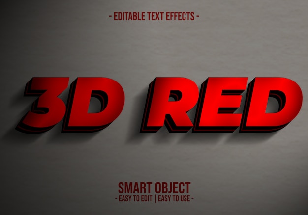 Effet De Style De Texte 3d