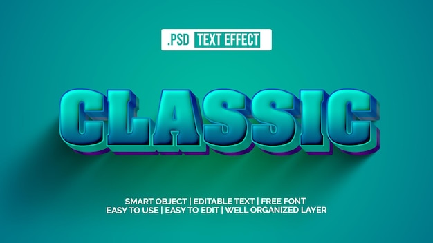 effet de style de texte classique