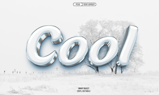 PSD effet de style de texte cool psd gratuit