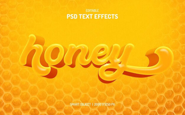 PSD effet de style de texte modifiable en 3d