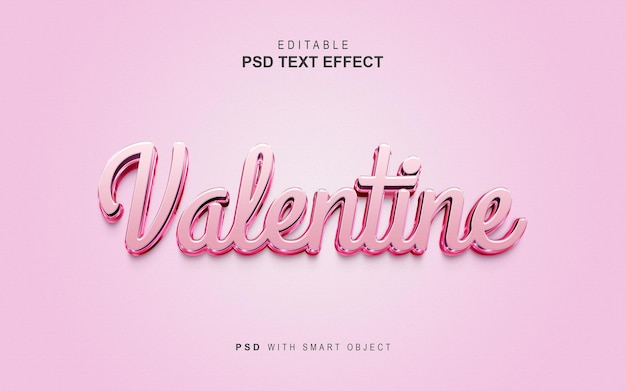 Effet De Style De Texte Valentine