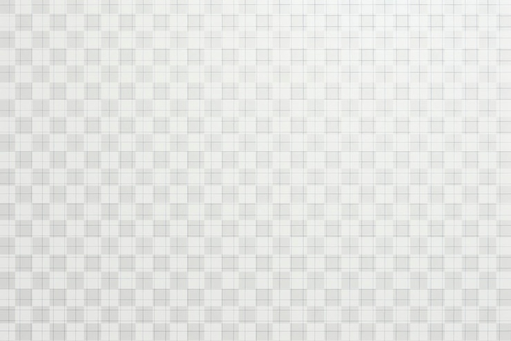 PSD effet de superposition png de papier à grille propre fond transparent