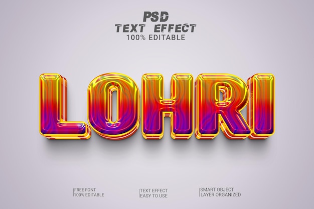 Effet De Texte 3d Créé Dans Adobe Photoshop