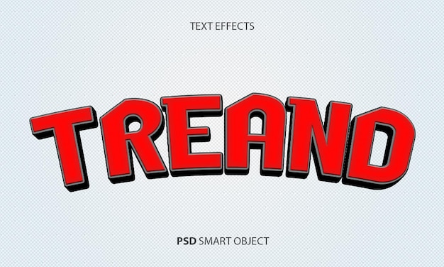 Effet de texte 3D avec l'objet intelligent PSD