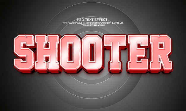 Effet de texte 3D