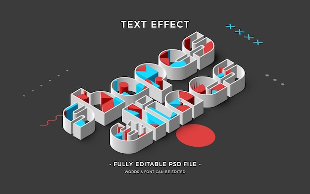 PSD effet de texte 3d