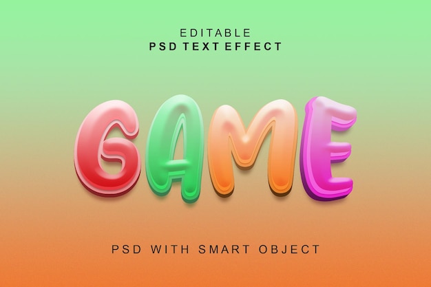 Effet De Texte 3d