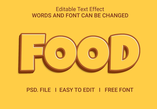 effet de texte alimentaire