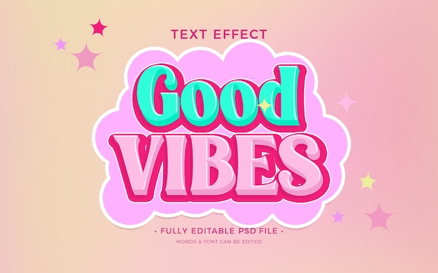 Effet de texte autocollant