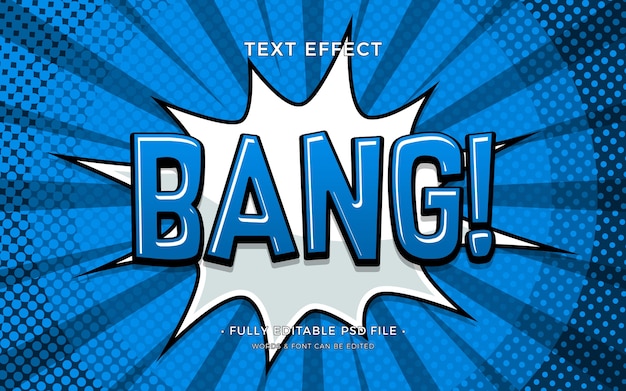 effet de texte bang