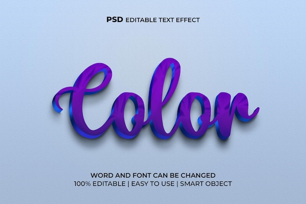 Effet de texte en couleur