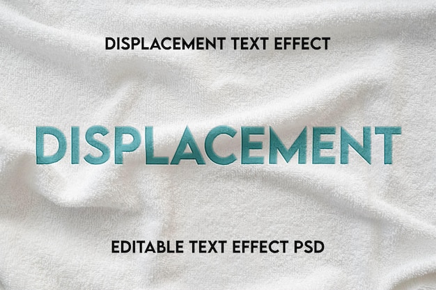 Effet de texte déplacé