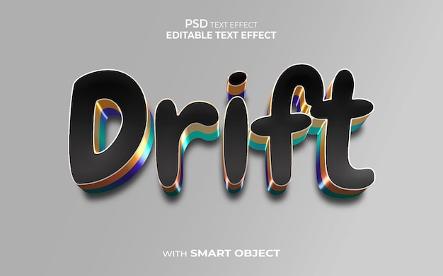 effet de texte à la dérive