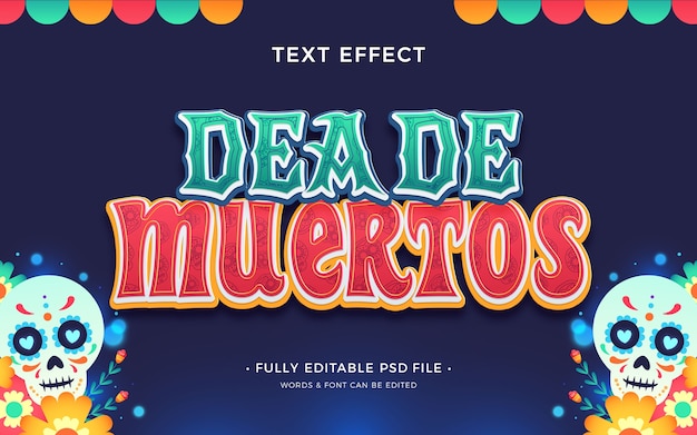 Effet De Texte Dia De Muertos