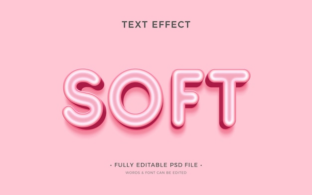 Effet de texte doux