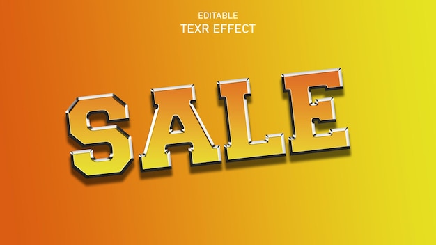 Effet de texte éditable en 3D