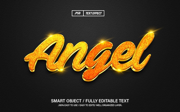 PSD effet de texte éditable par angel psd