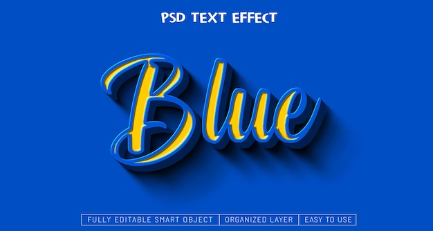 effet de texte éditable