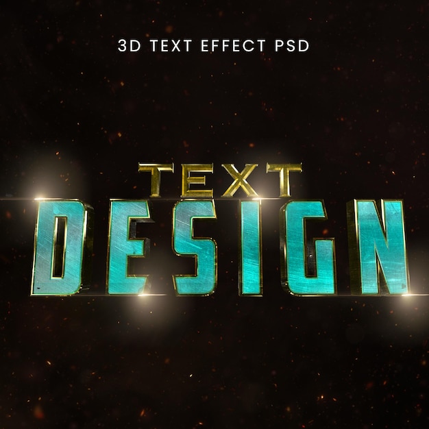 Effet de texte épique 3D