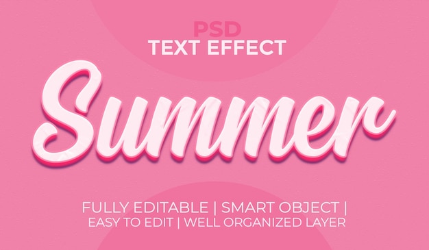 effet de texte d'été