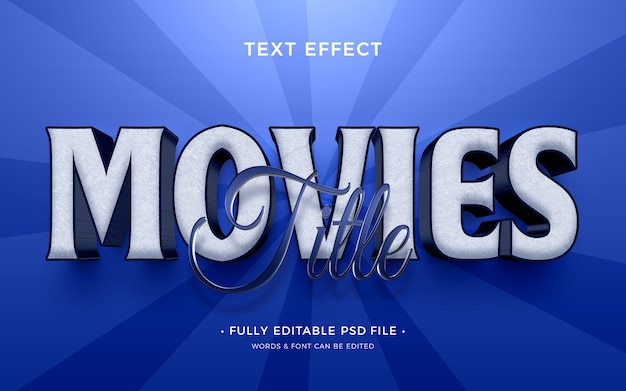 Effet De Texte De Film