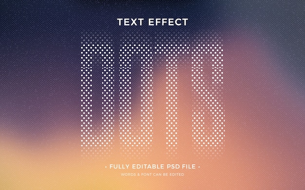 Effet de texte flou