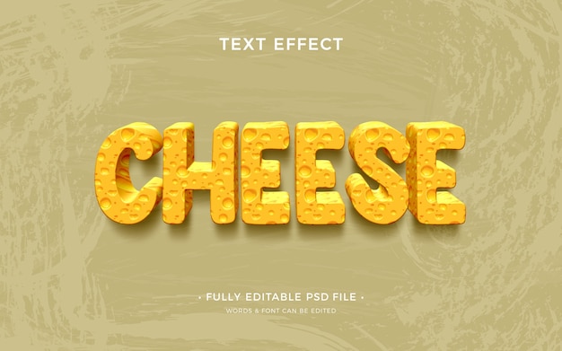 Effet De Texte De Fromage