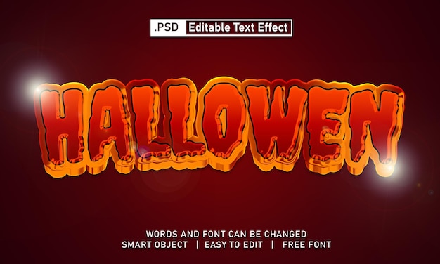 Effet De Texte Halloween