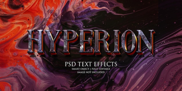 EFFET DE TEXTE HYPERION