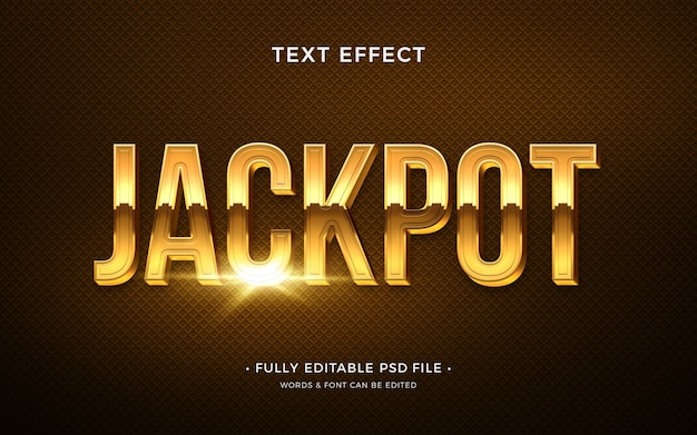 Effet De Texte Jackpot