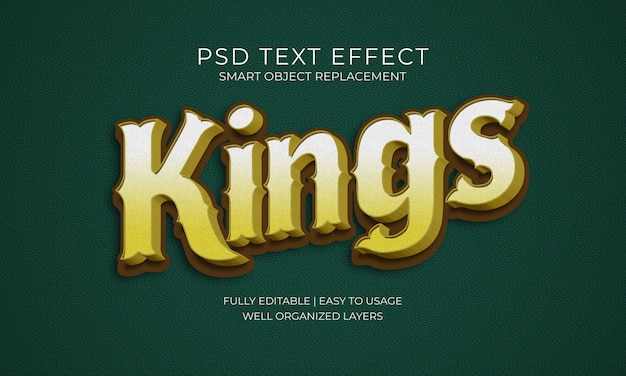 Effet Texte Kings