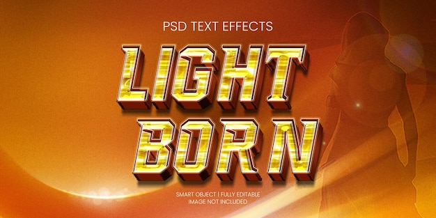 Effet De Texte Light Born