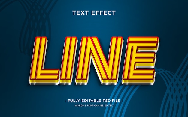 Effet de texte lignes et carrés