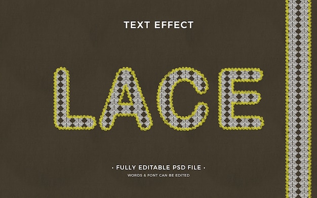 Effet De Texte Logo Crochet