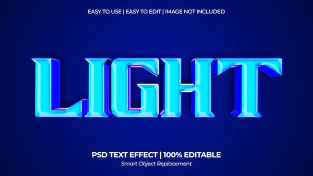 EFFET TEXTE LUMIER